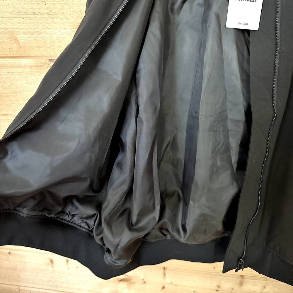 Glassons Oversized Utility Bomber Jacket in Black NWT - Picture 4 of 7